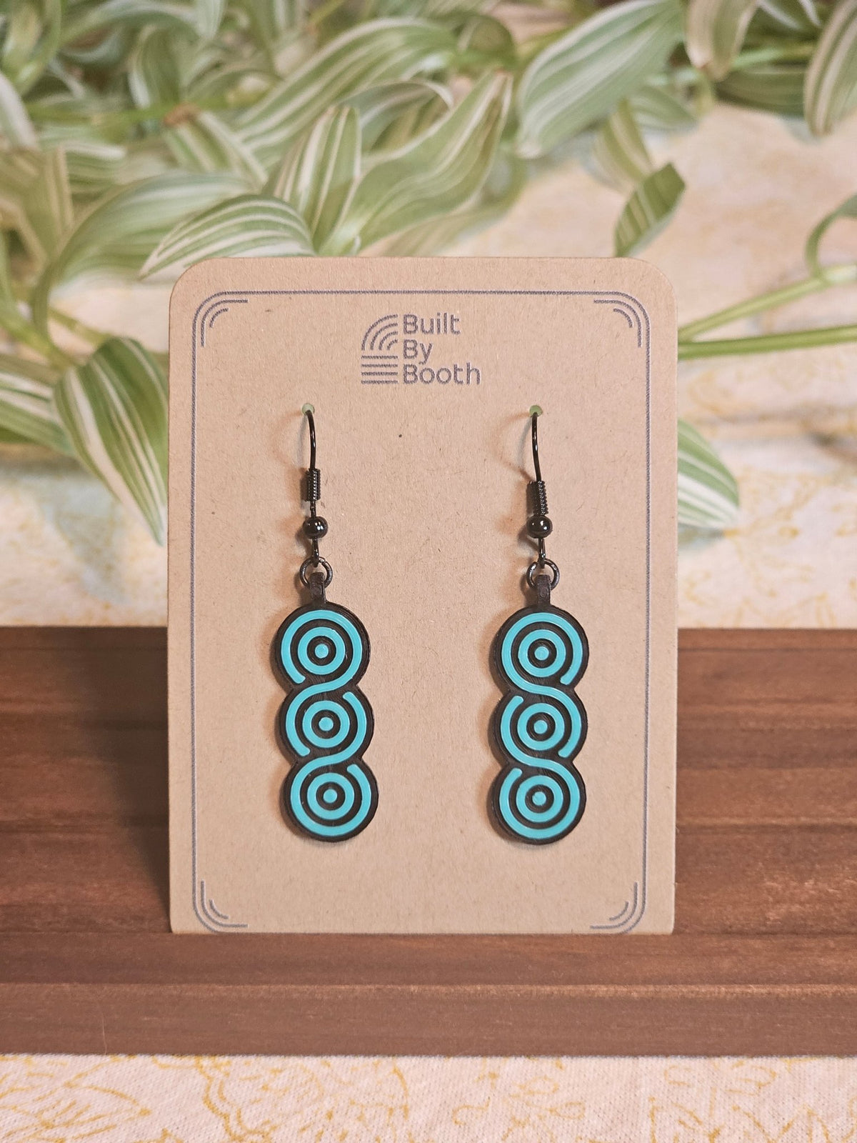 Dangle Earrings - Interlaced Rings - Built By Booth