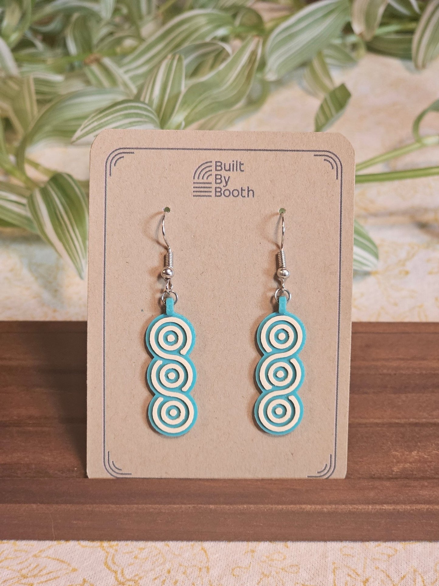 Dangle Earrings - Interlaced Rings - Built By Booth