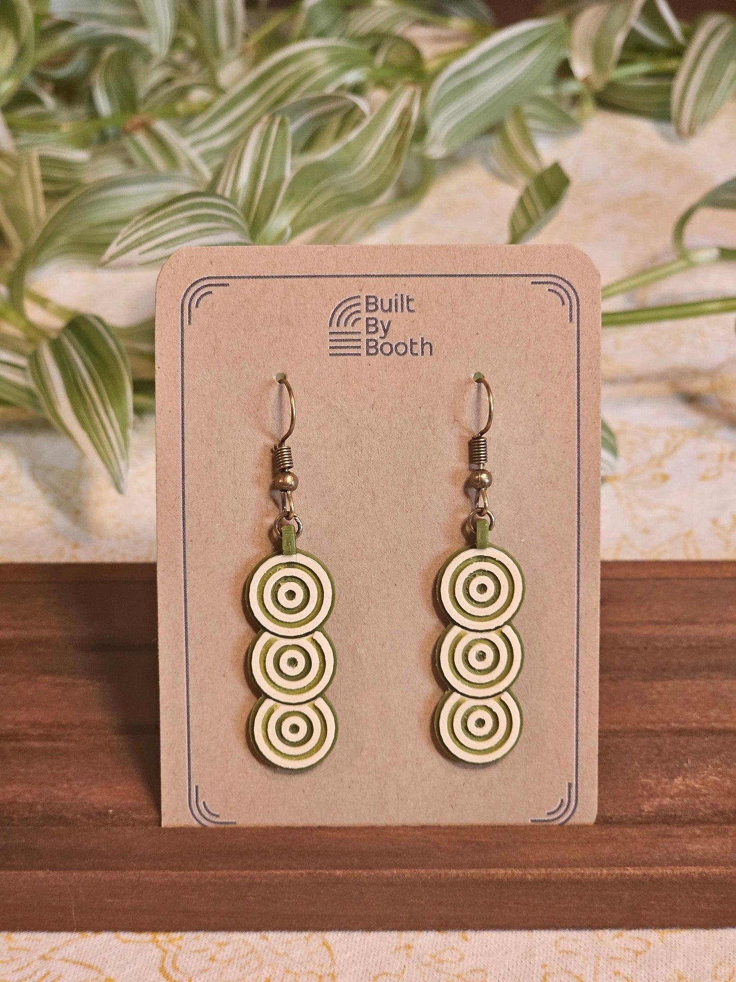 Dangle Earrings - Layered Ripples - Built By Booth