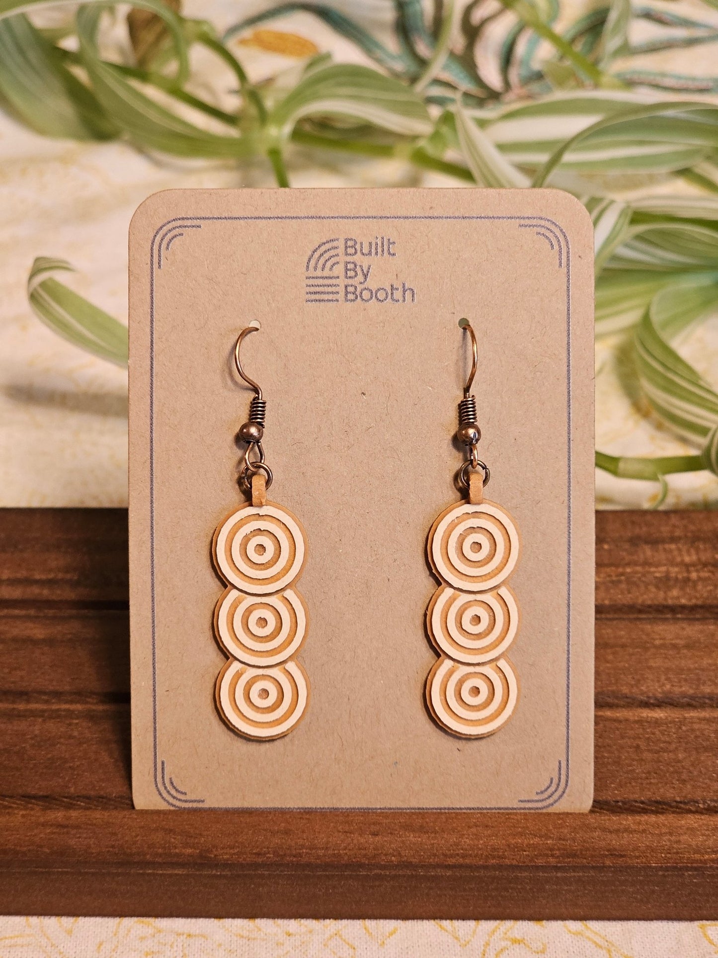 Dangle Earrings - Layered Ripples - Built By Booth