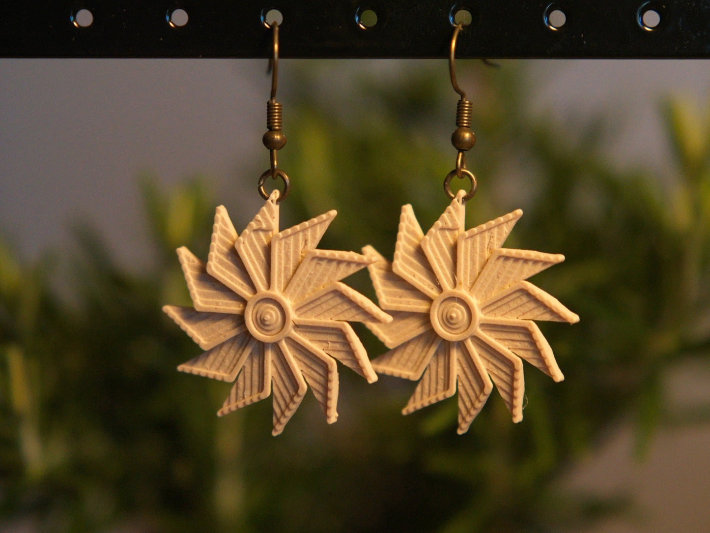 Dangle Earrings - Pinwheel - Built By Booth