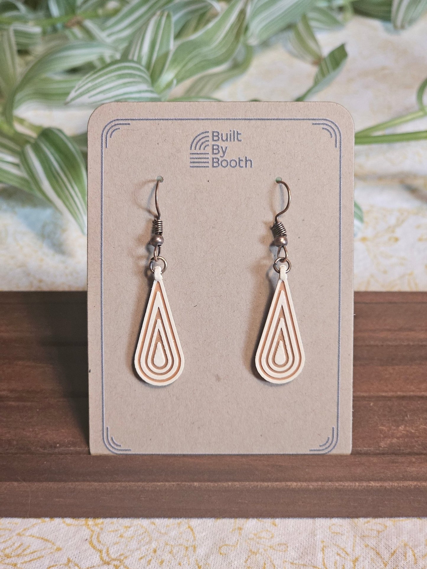 Dangle Earrings - Small Droplet - Built By Booth
