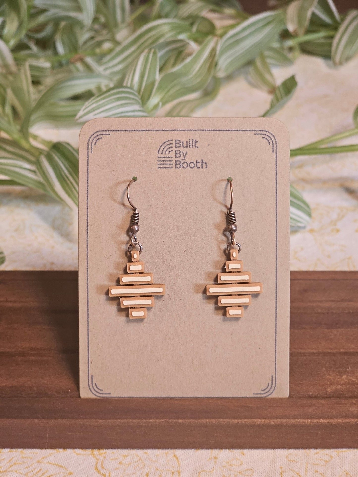 Dangle Earrings - Stacked Rectangles - Built By Booth