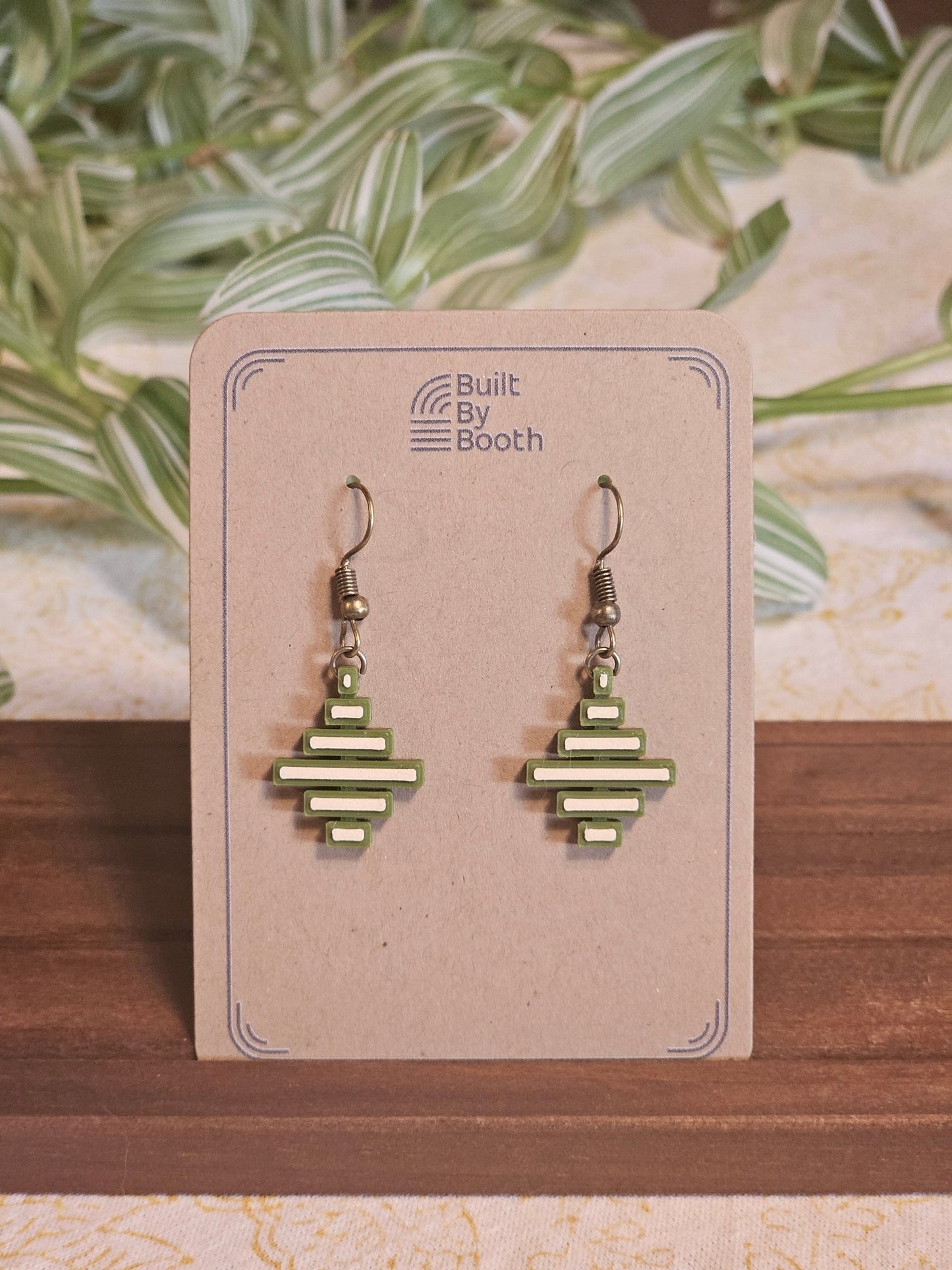 Dangle Earrings - Stacked Rectangles - Built By Booth