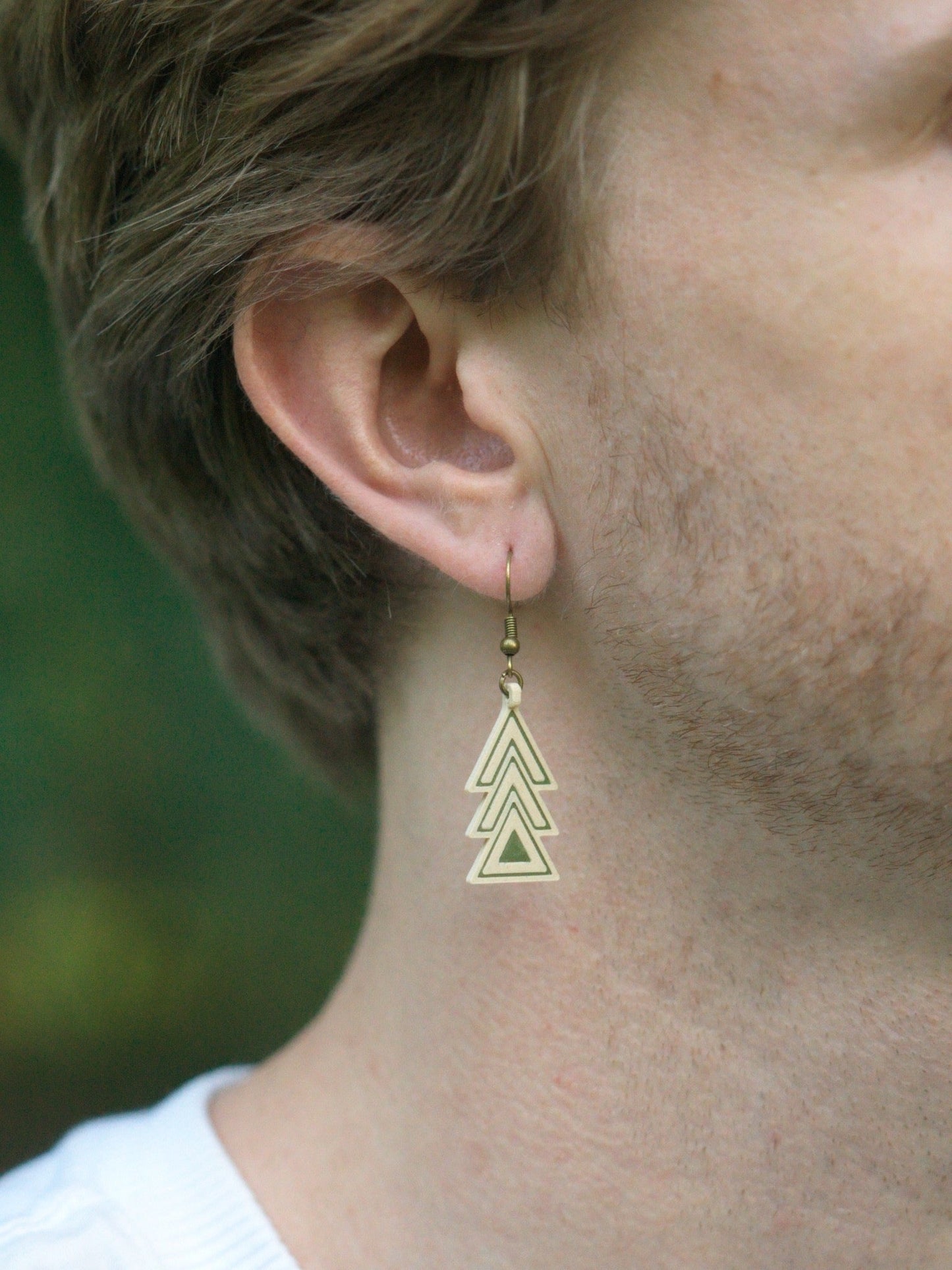 Dangle Earrings - Triangle Arrow Up - Built By Booth