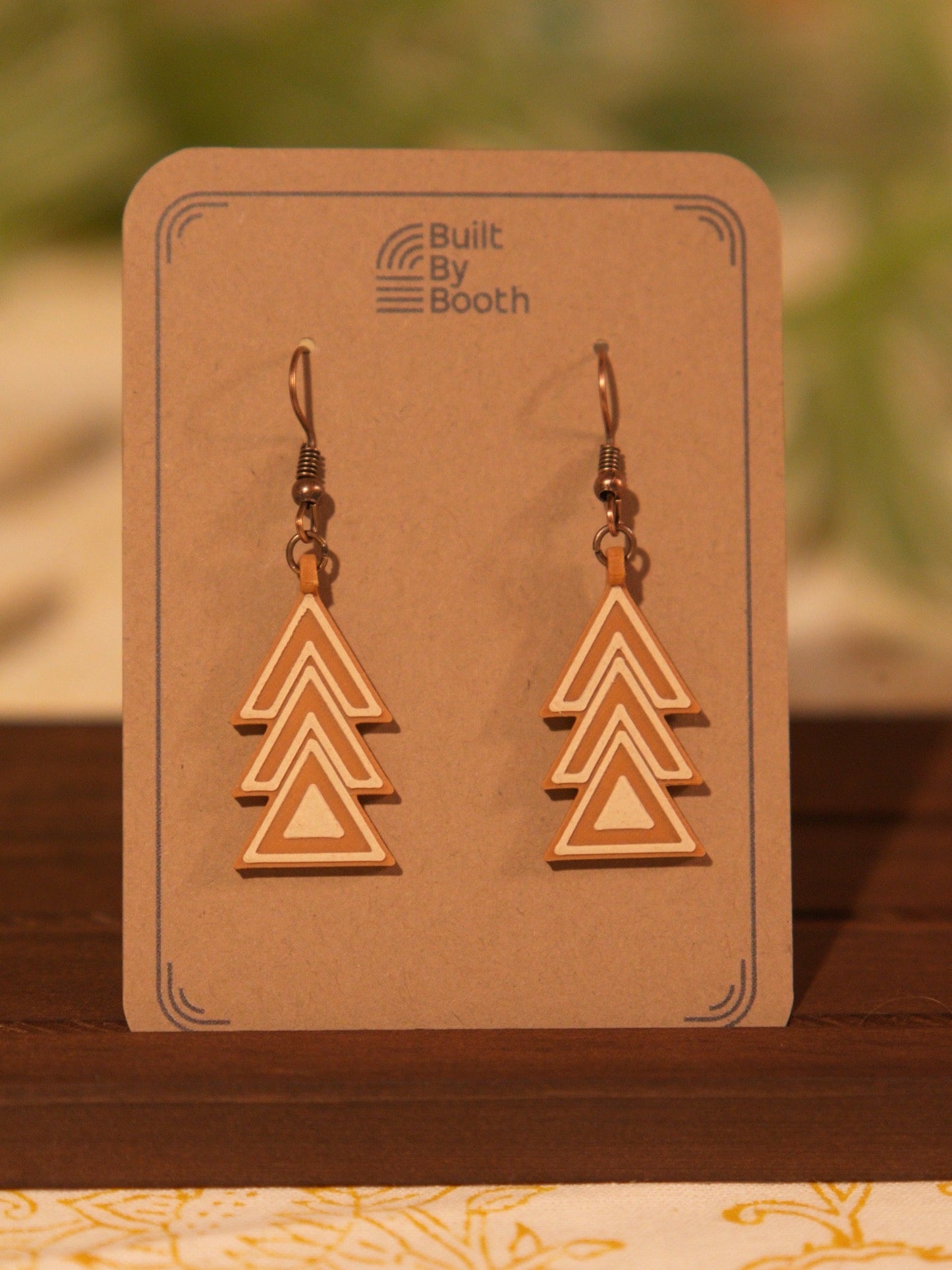 Dangle Earrings - Triangle Arrow Up - Built By Booth