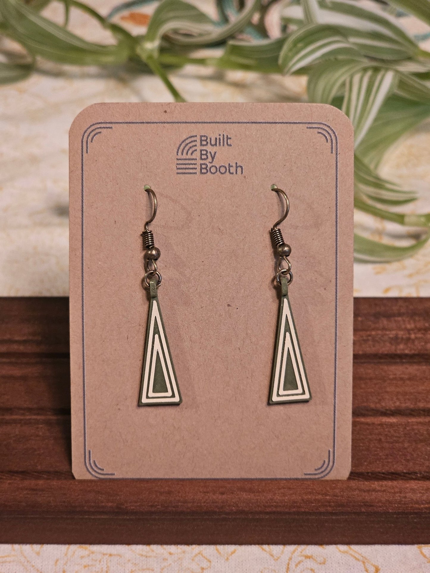 Dangle Earrings - Triangle Drop - Built By Booth