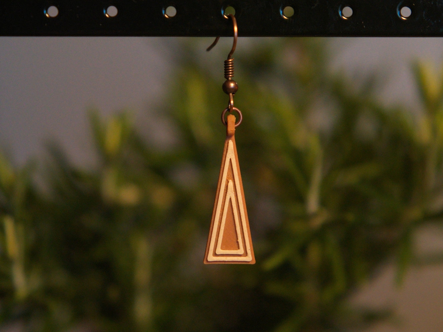 Dangle Earrings - Triangle Drop - Built By Booth