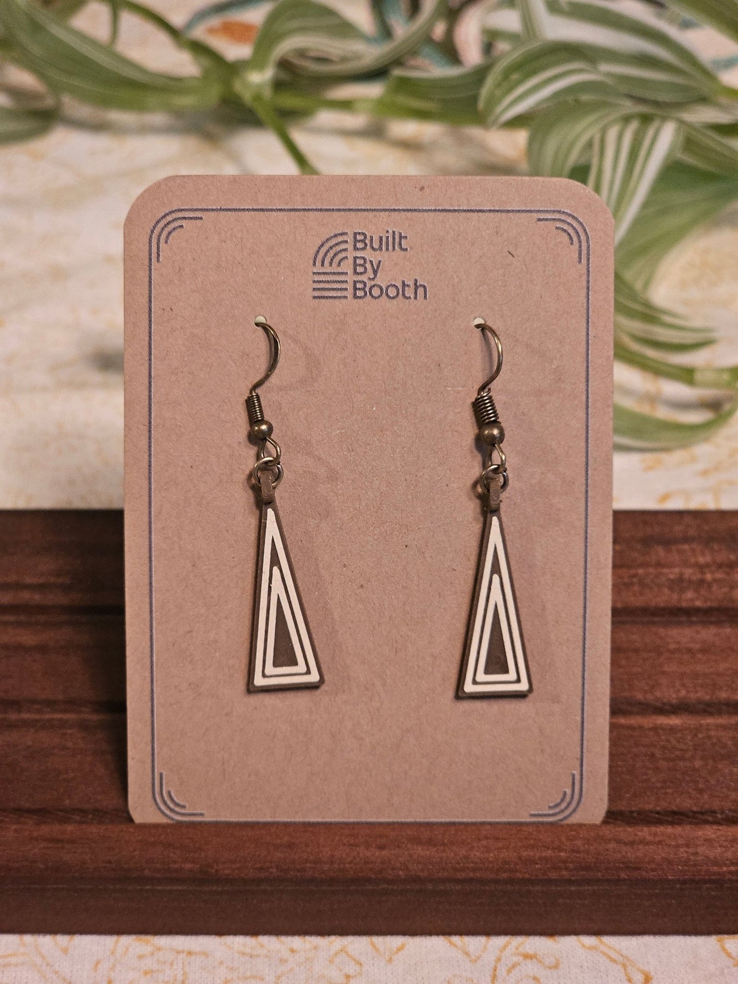 Dangle Earrings - Triangle Drop - Built By Booth