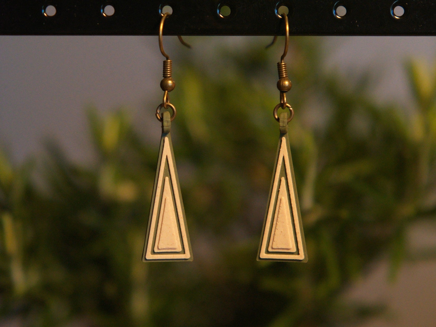 Dangle Earrings - Triangle Drop - Built By Booth