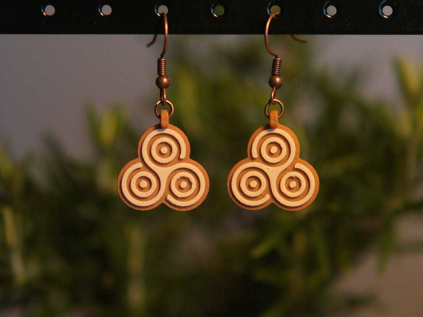 Dangle Earrings - Triple Spin - Built By Booth