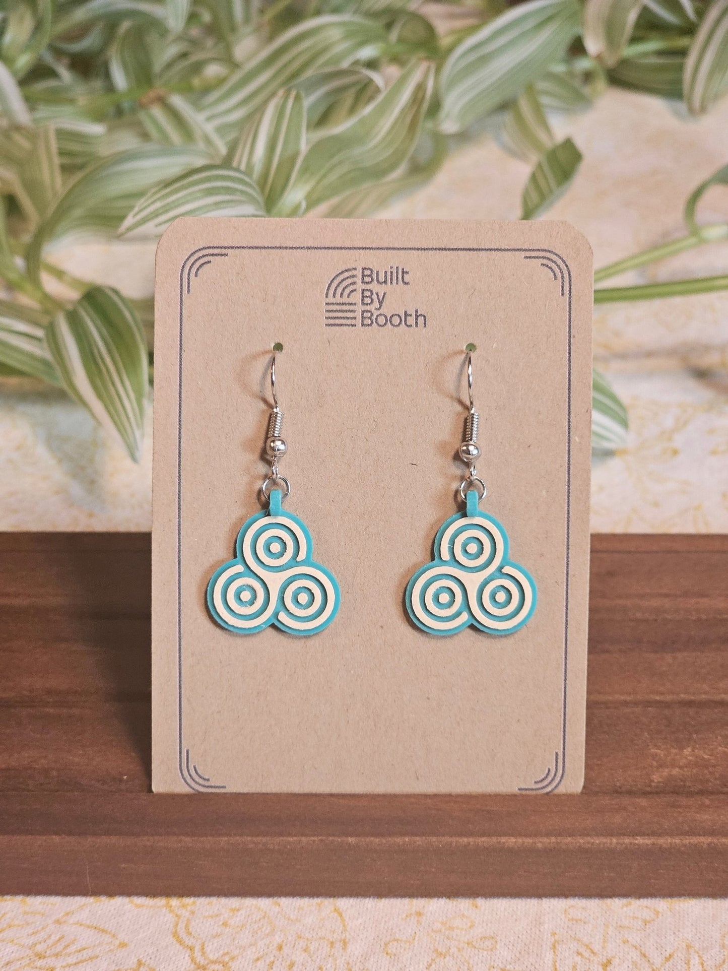 Dangle Earrings - Triple Spin - Built By Booth