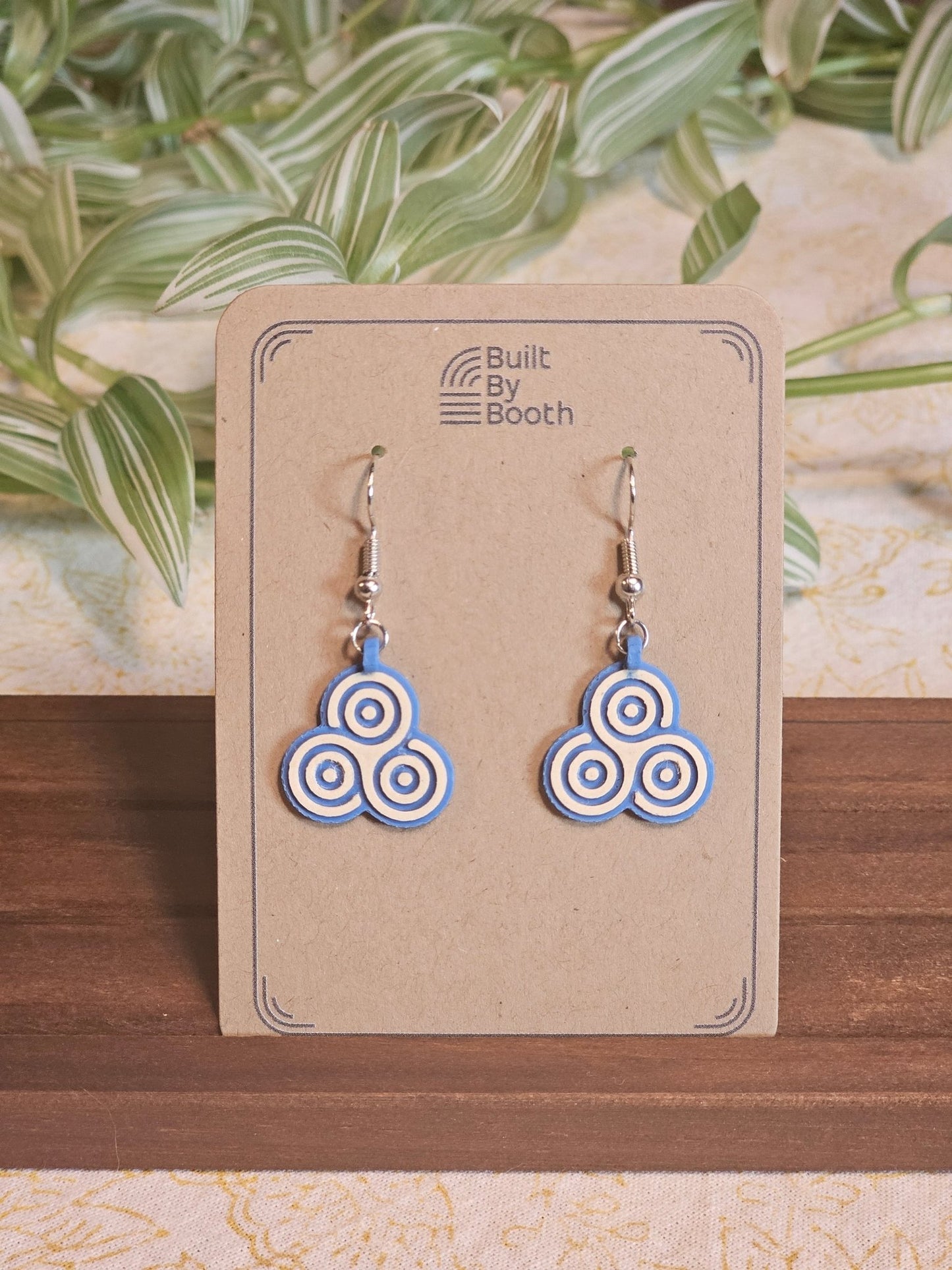 Dangle Earrings - Triple Spin - Built By Booth