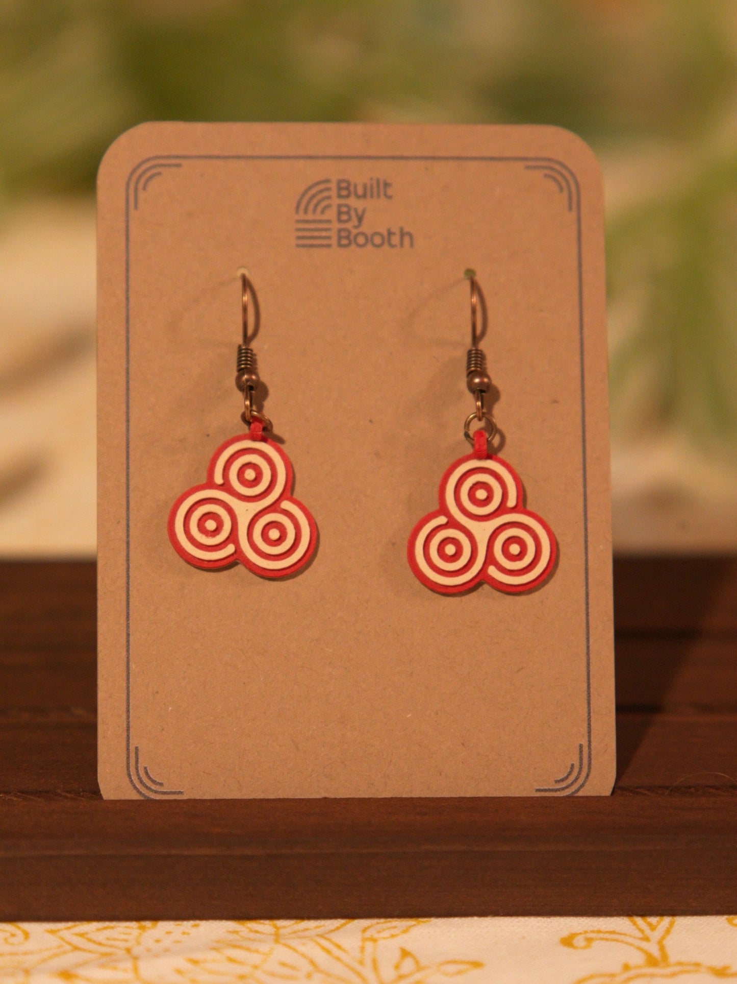 Dangle Earrings - Triple Spin - Built By Booth