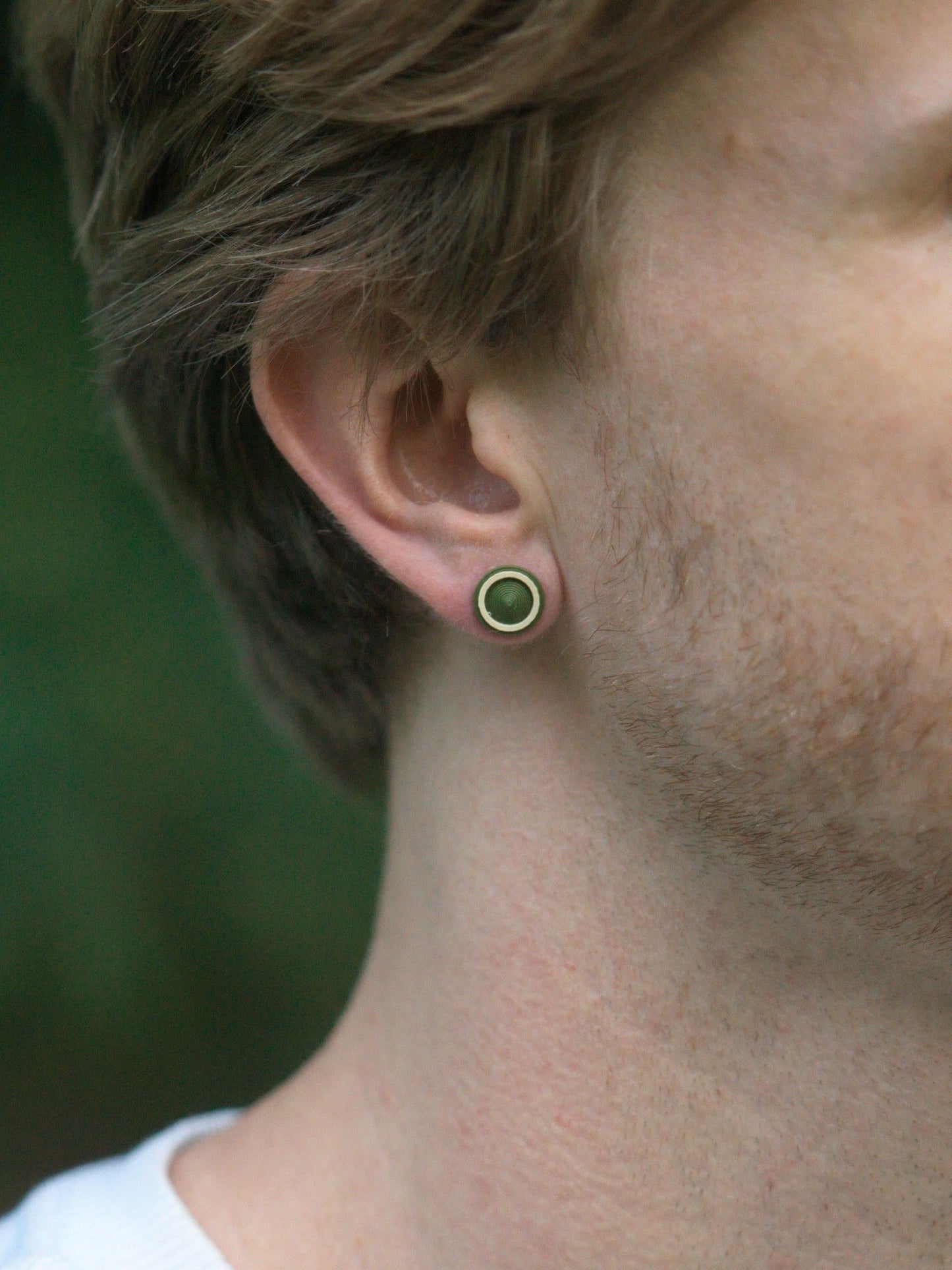 Stud Earrings - 11mm Ring Rise - Built By Booth