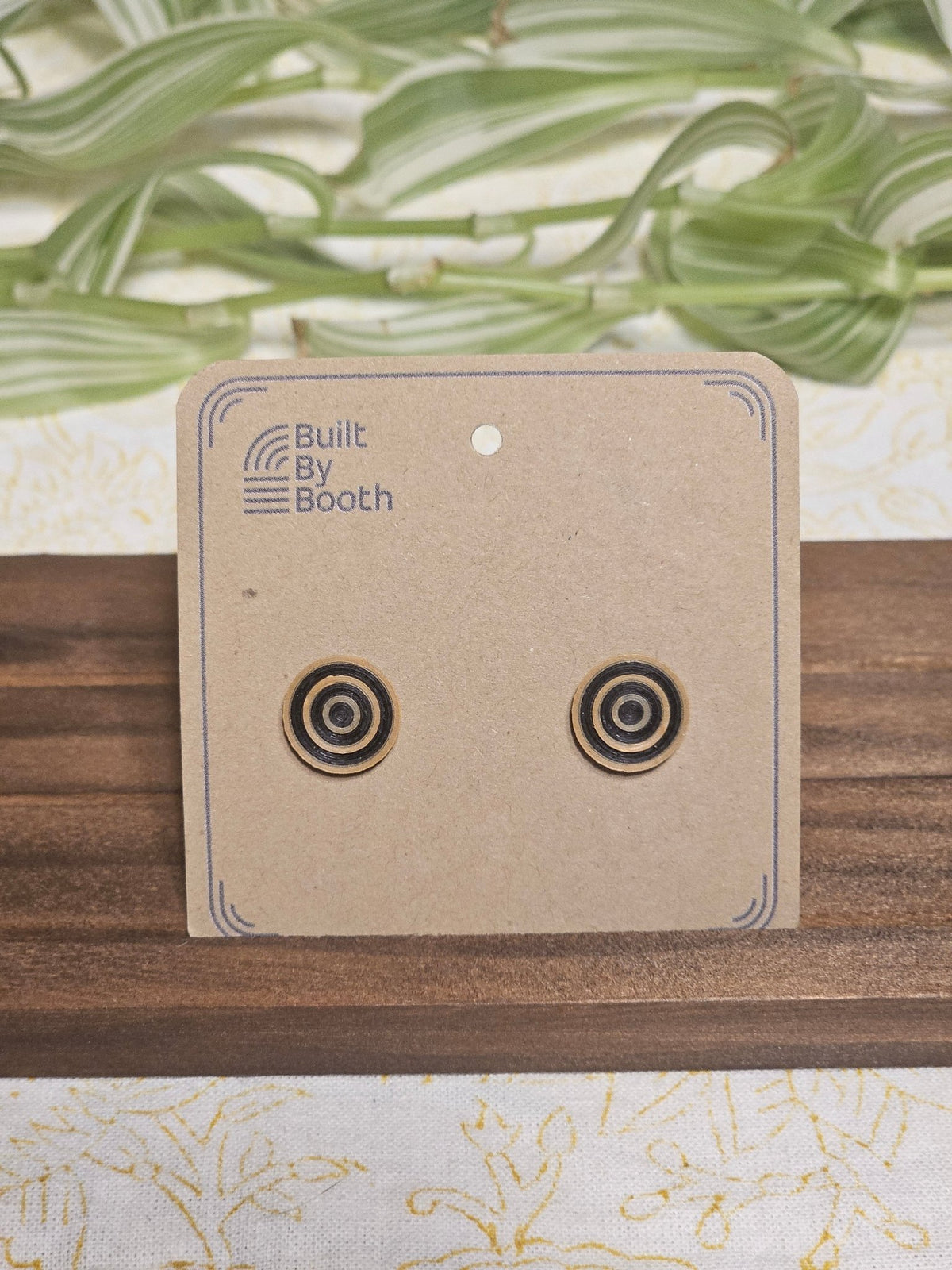 Stud Earrings - 12mm Ripples - Built By Booth