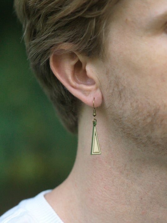 Dangle Earrings - Triangle Drop