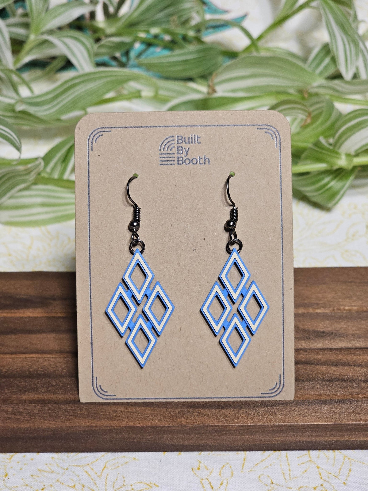 Dangle Earrings - Diamond Quad - Built By Booth