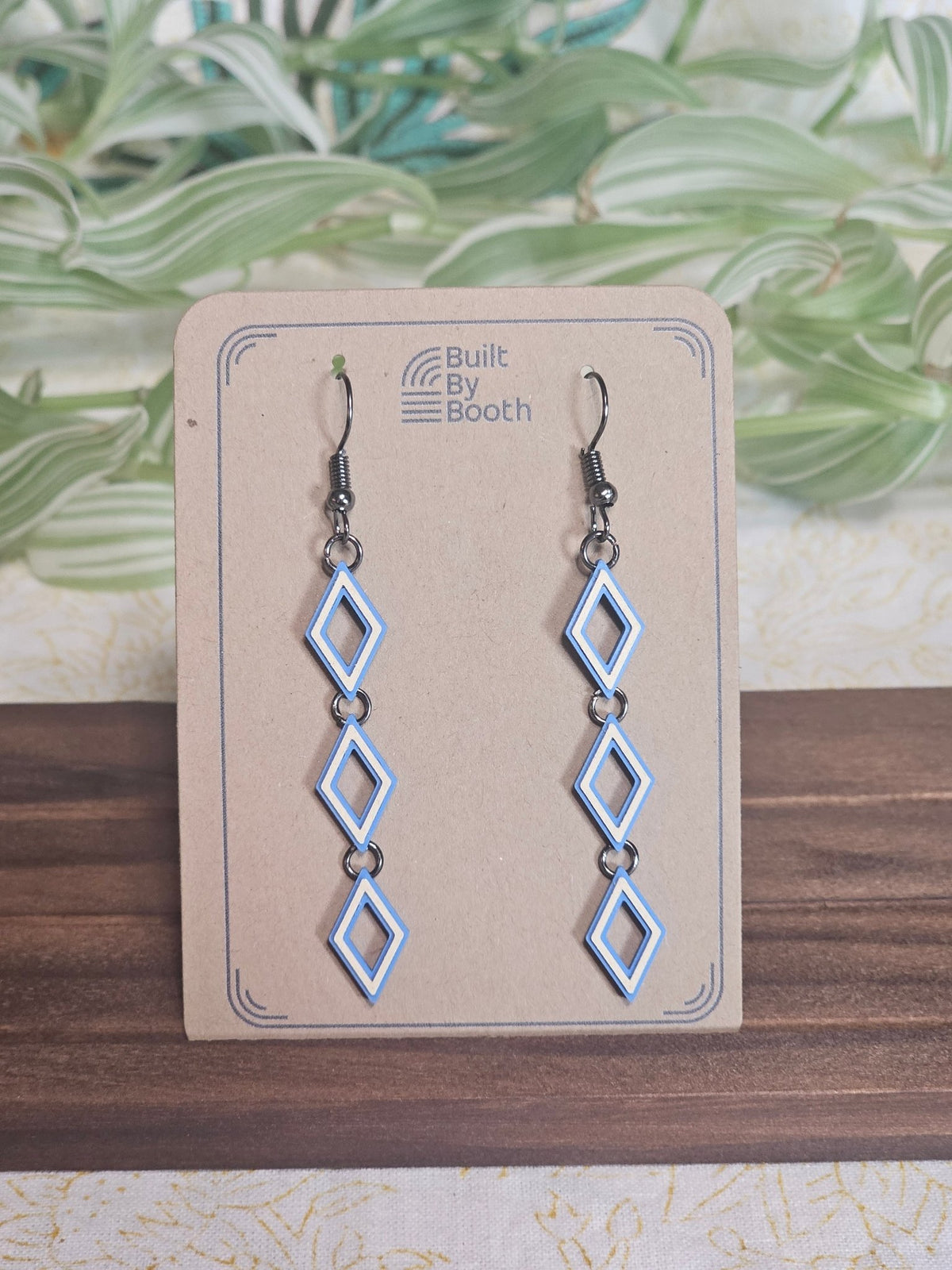 Dangle Earrings - Diamond Stack - Built By Booth
