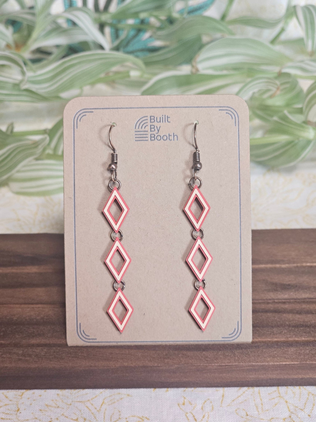 Dangle Earrings - Diamond Stack - Built By Booth