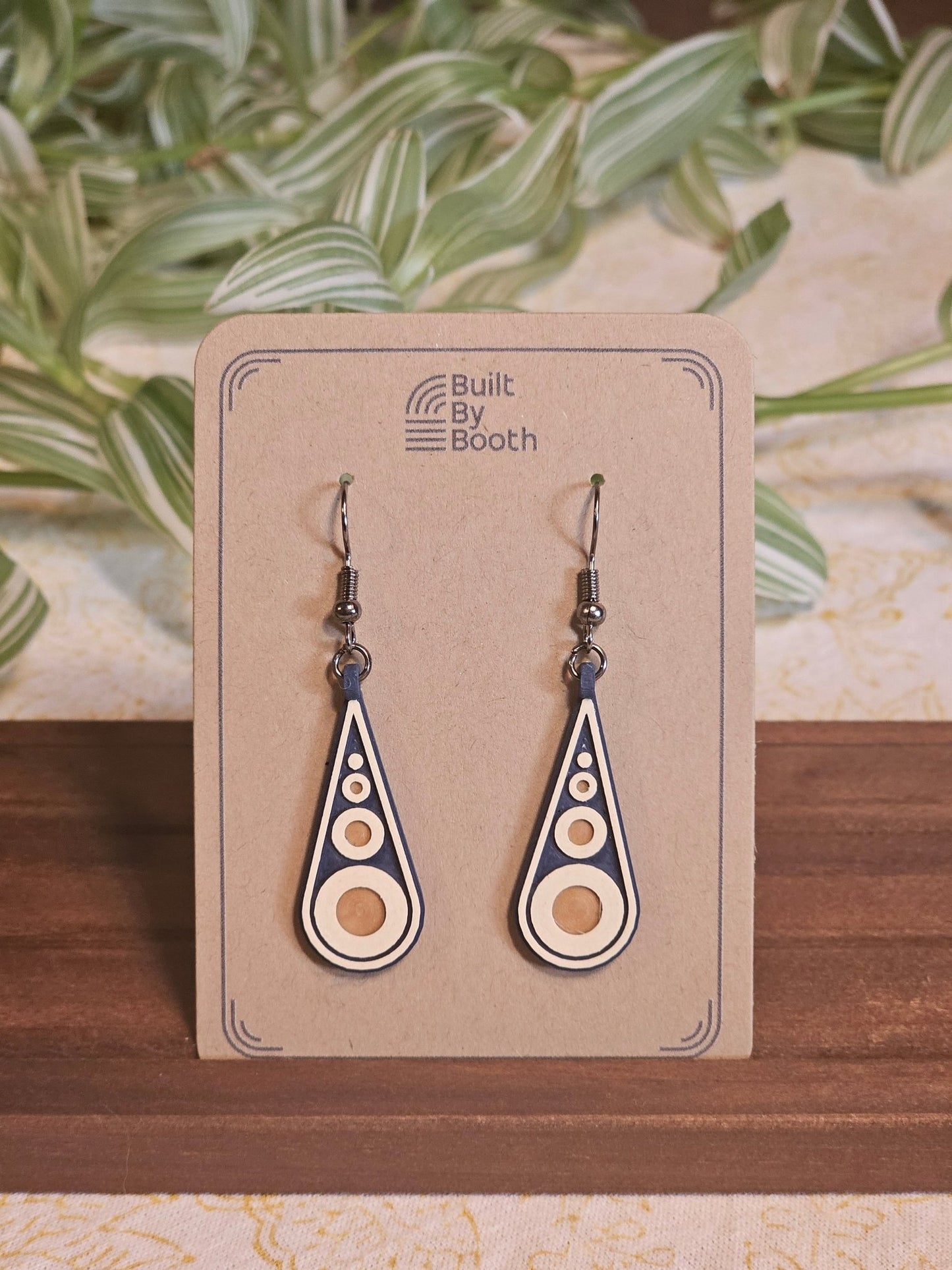 Dangle Earrings - Doppler Drop 3 - Color - Built By Booth