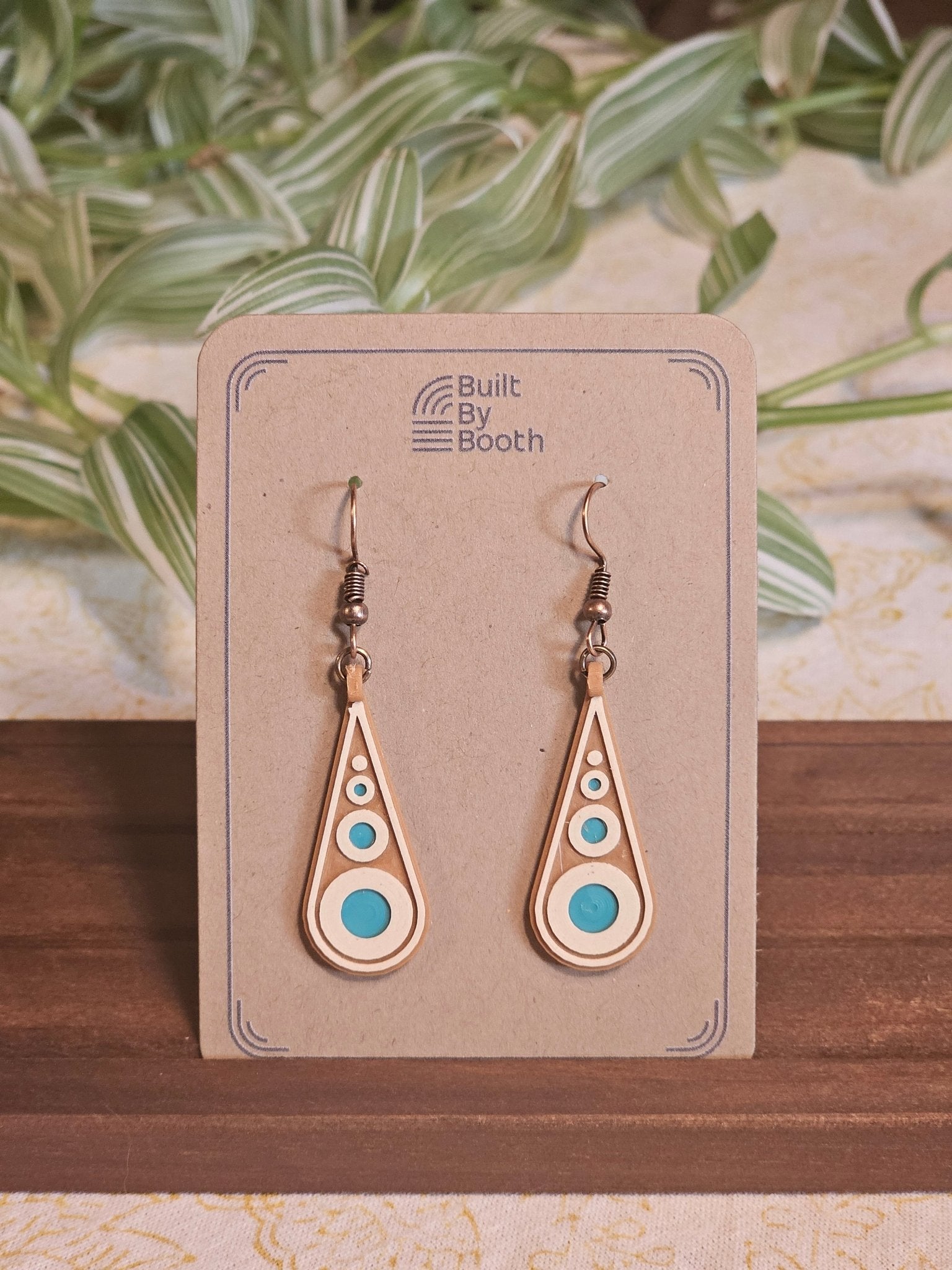 Dangle Earrings - Doppler Drop 3 - Color - Built By Booth