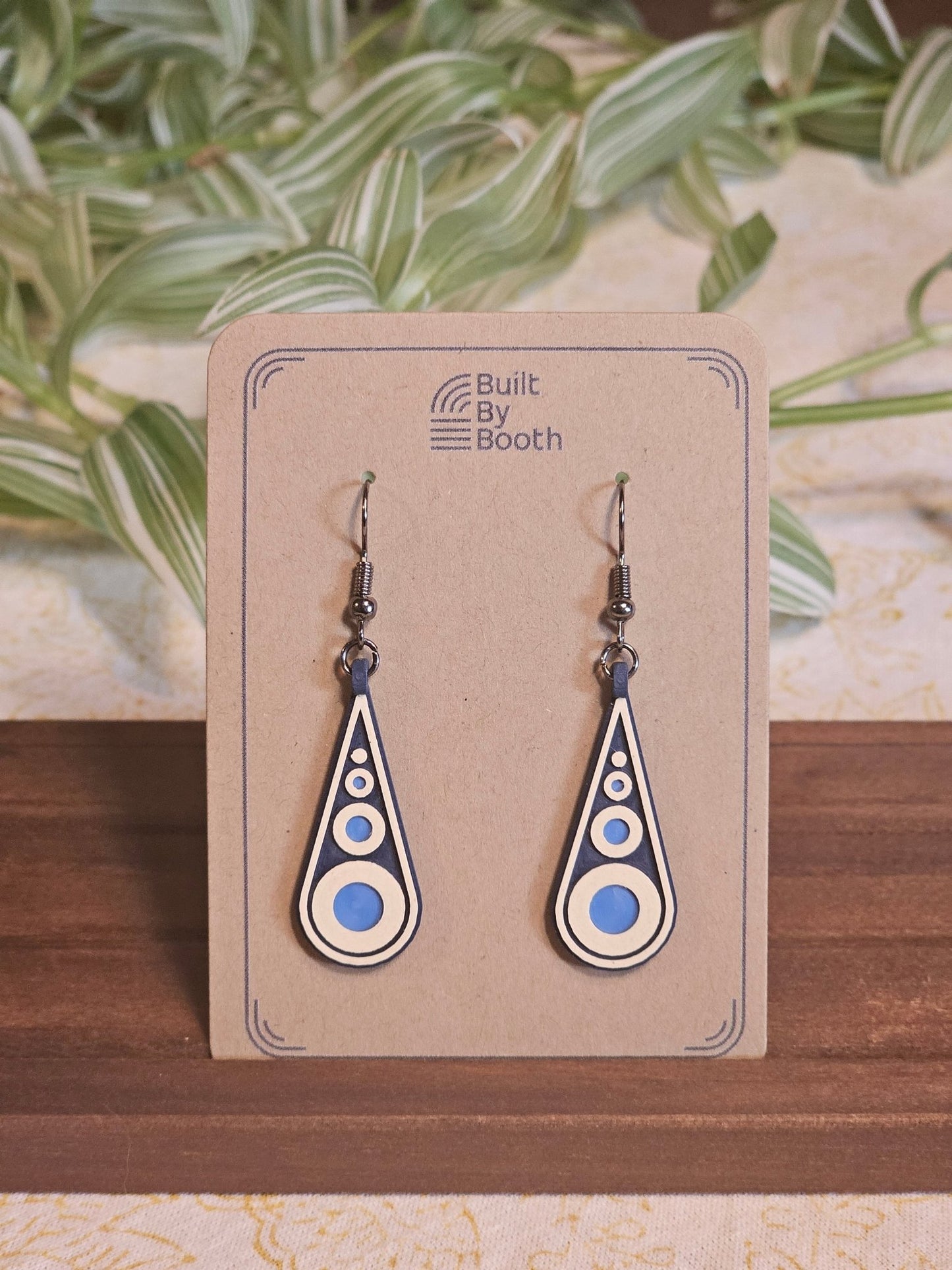 Dangle Earrings - Doppler Drop 3 - Color - Built By Booth