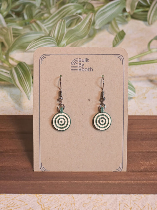 Dangle Earrings - Hanging Target - Built By Booth