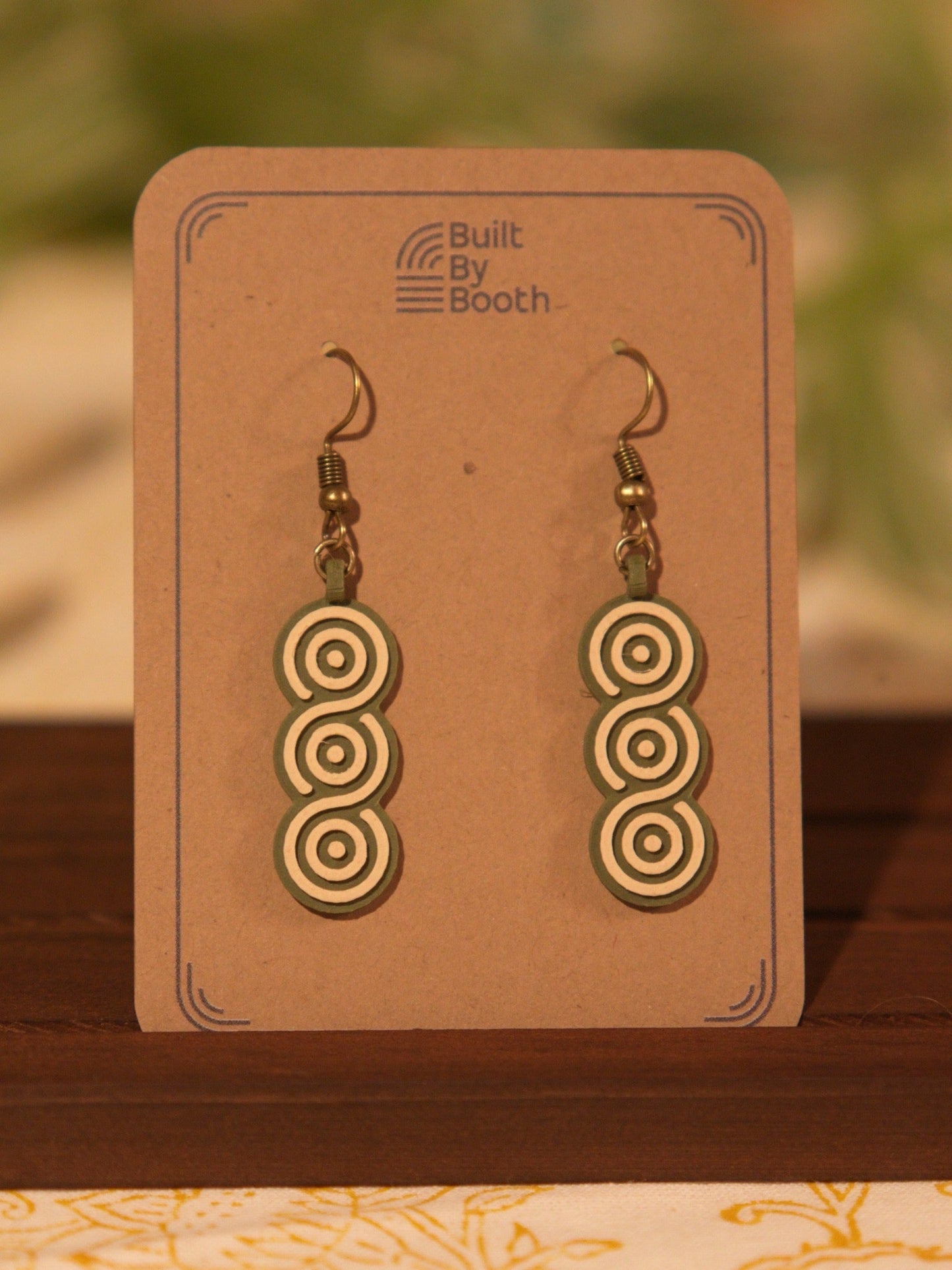 Dangle Earrings - Interlaced Rings - Built By Booth