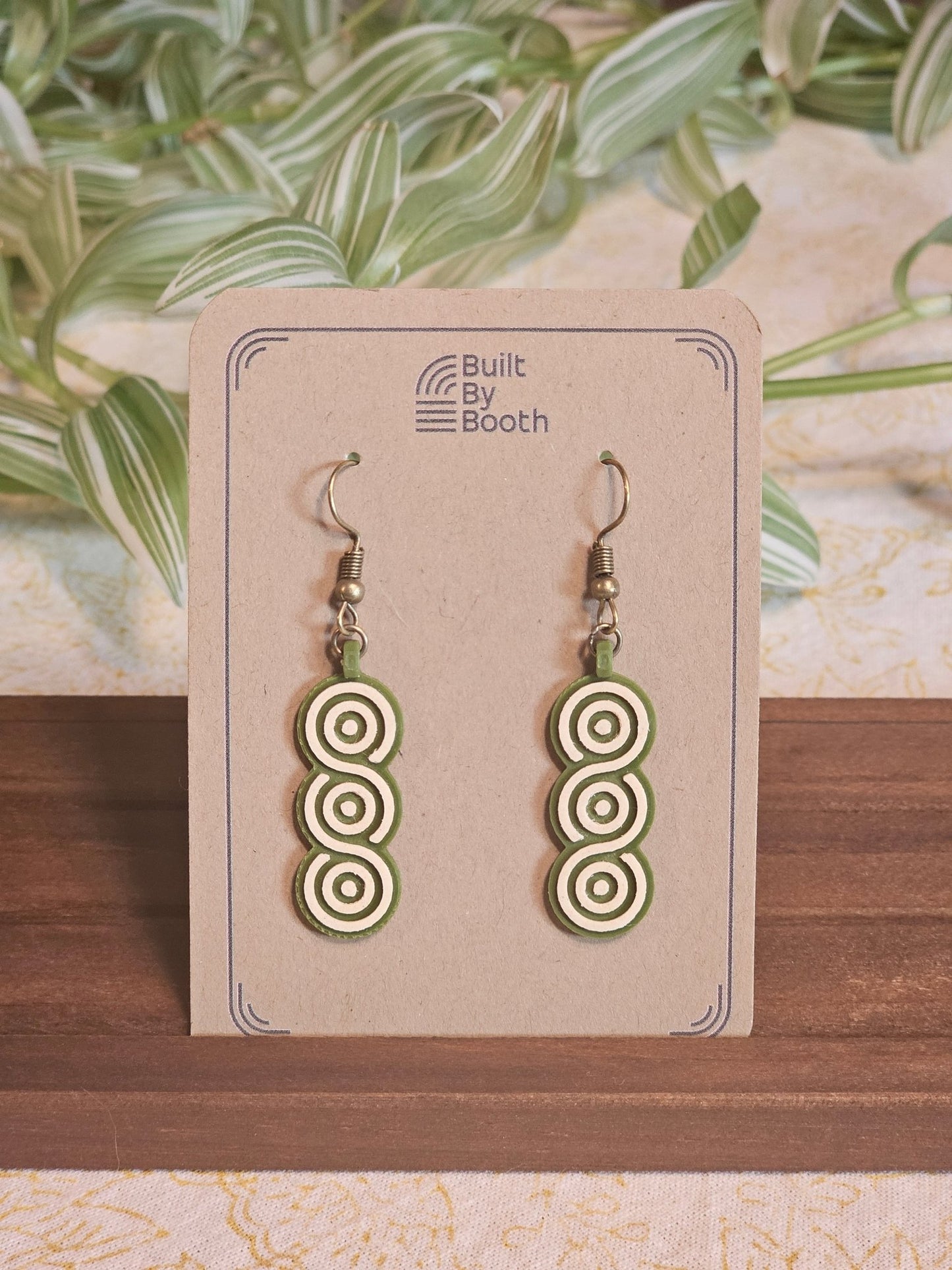 Dangle Earrings - Interlaced Rings - Built By Booth