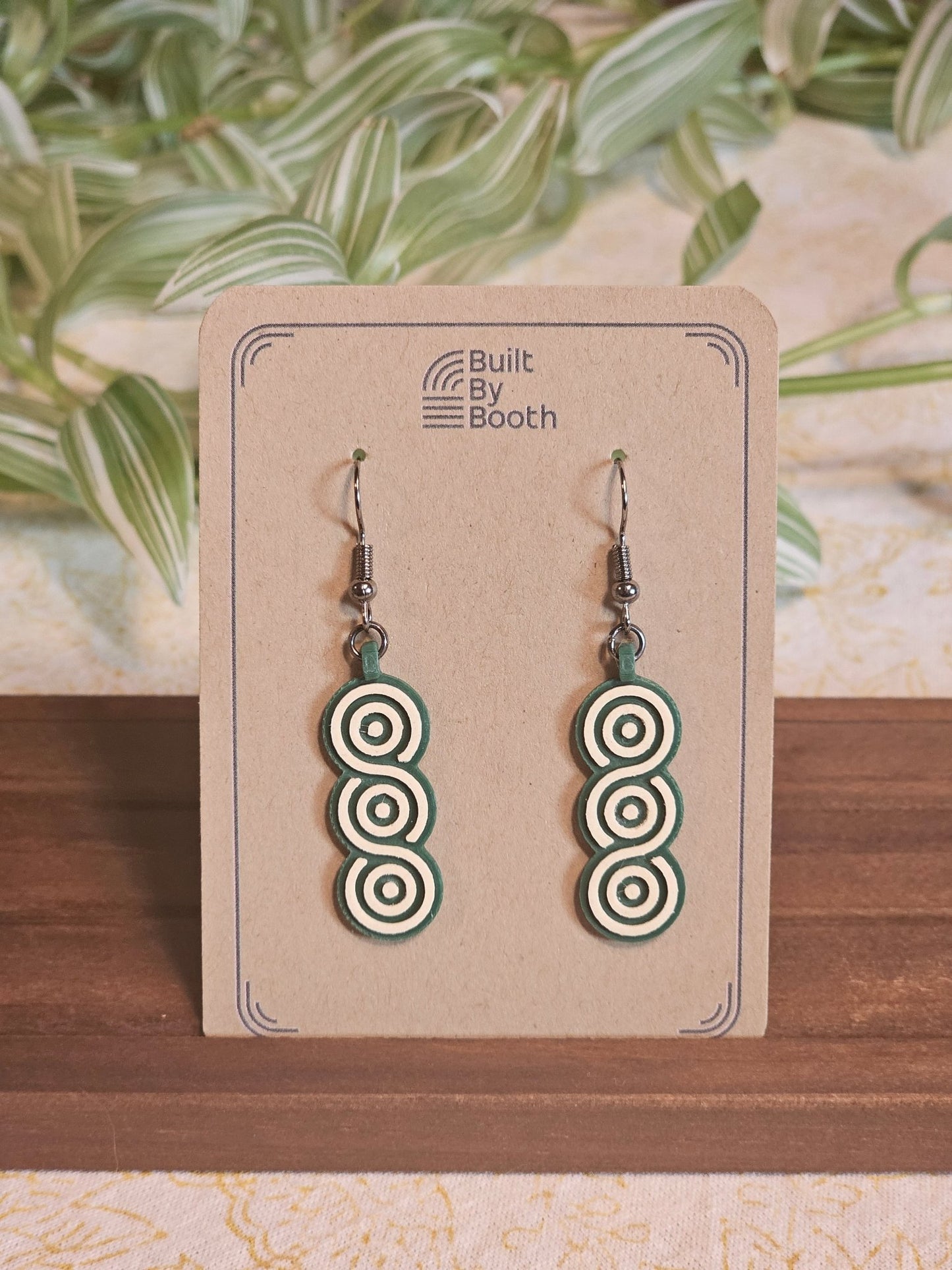 Dangle Earrings - Interlaced Rings - Built By Booth