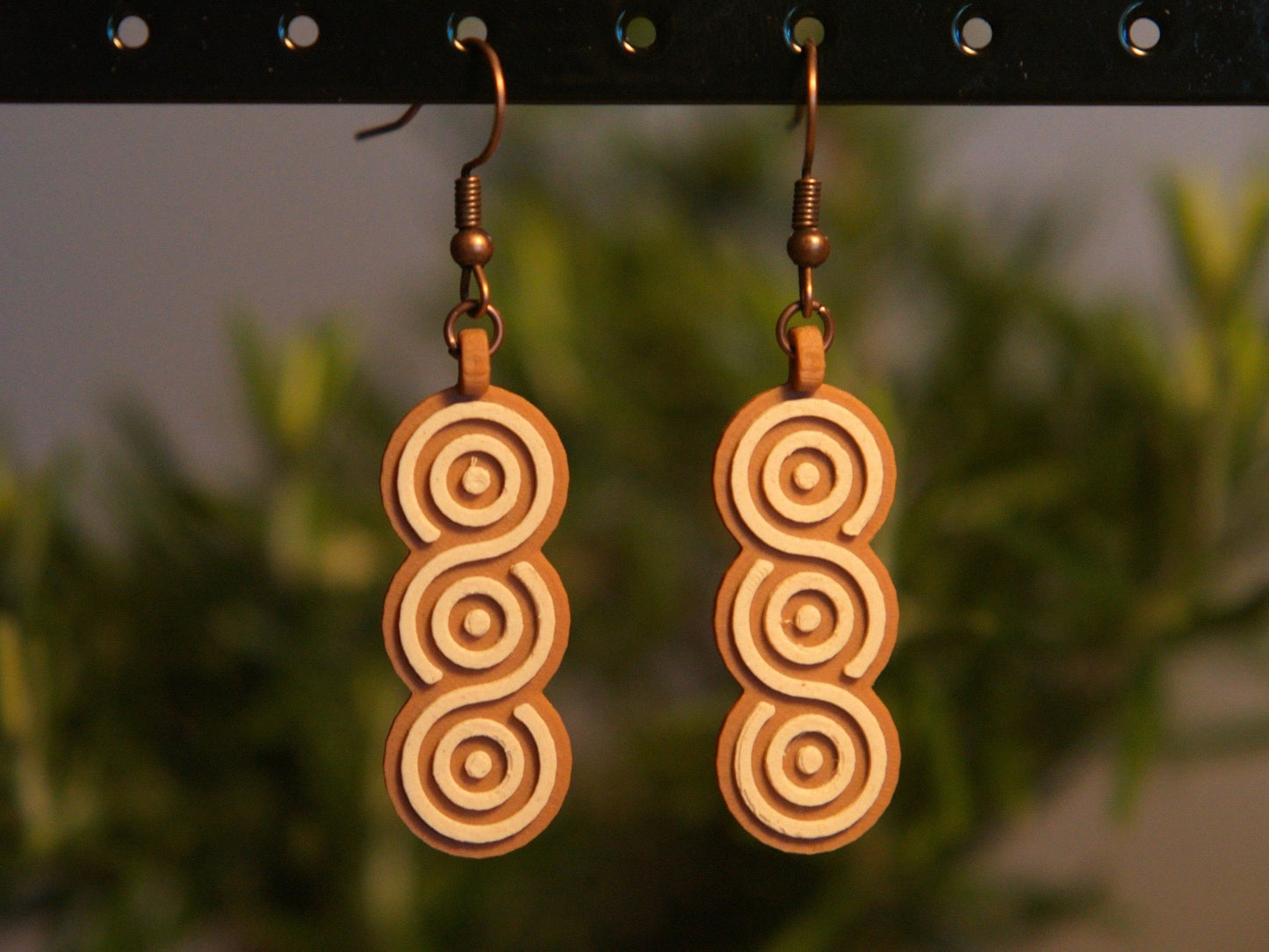 Dangle Earrings - Interlaced Rings - Built By Booth