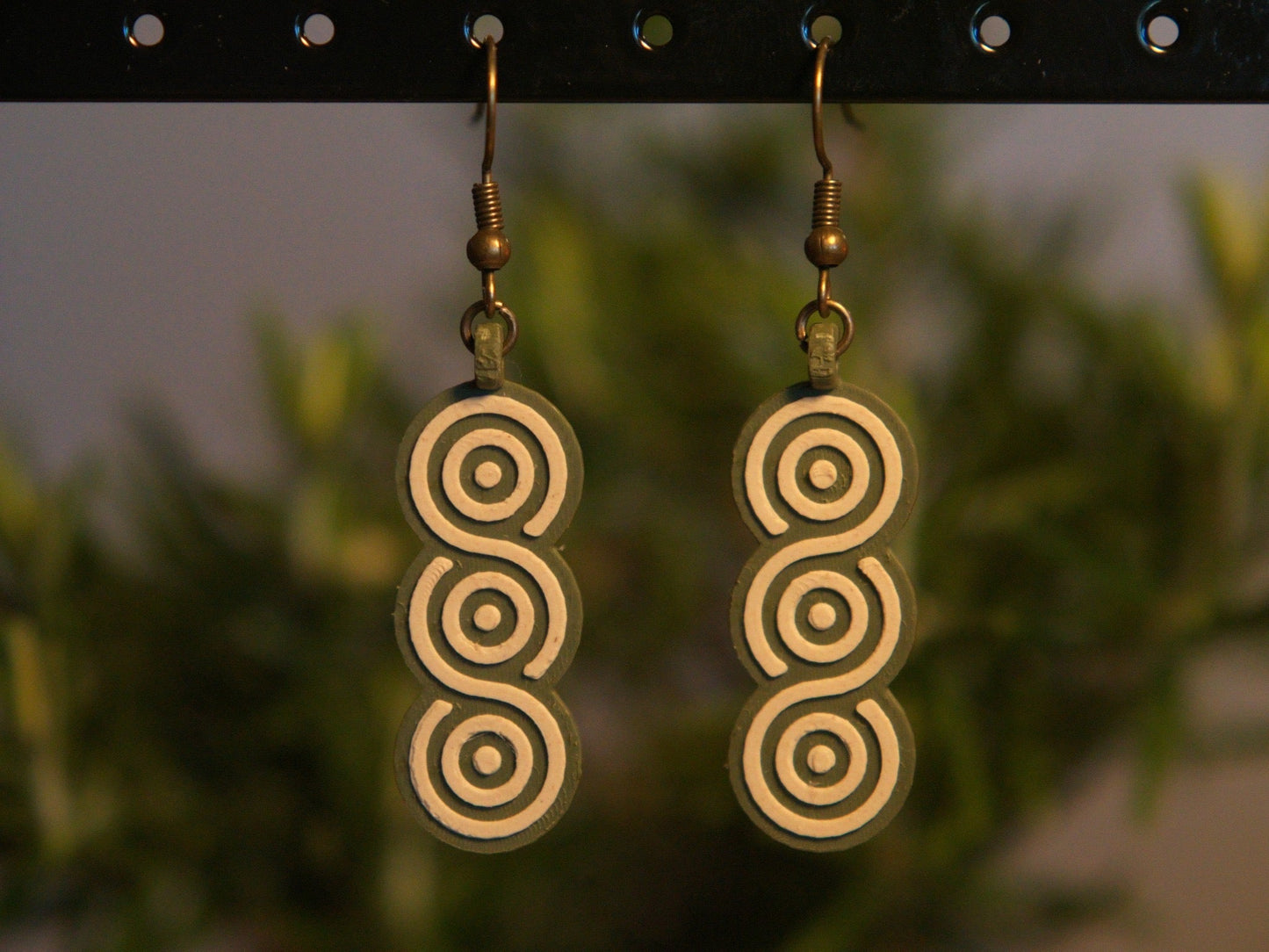 Dangle Earrings - Interlaced Rings - Built By Booth