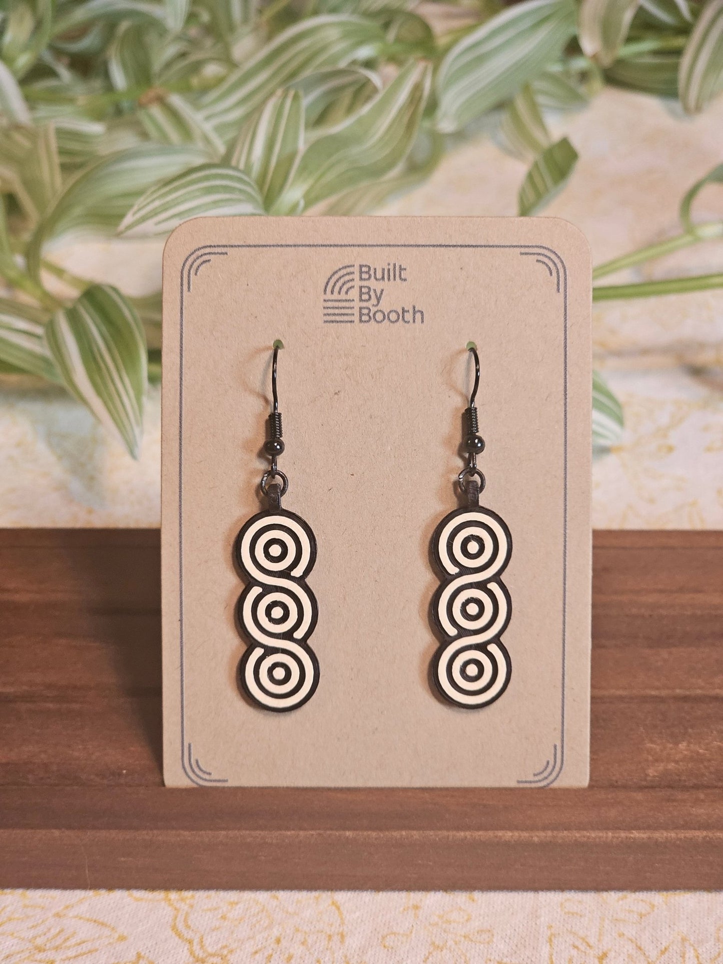 Dangle Earrings - Interlaced Rings - Built By Booth