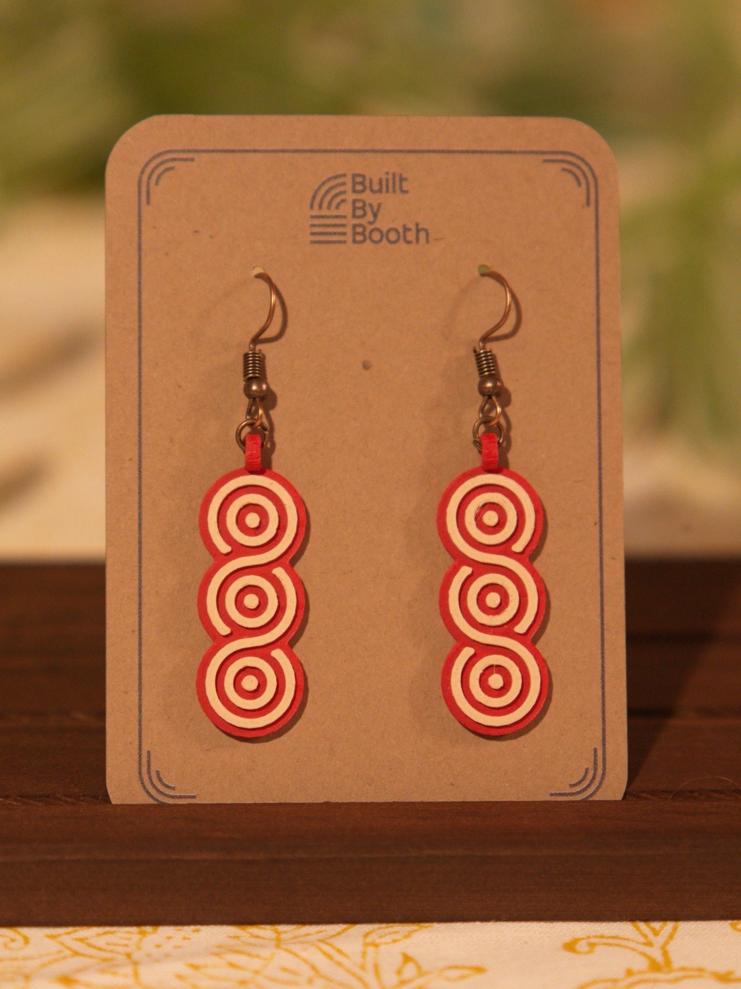 Dangle Earrings - Interlaced Rings - Built By Booth