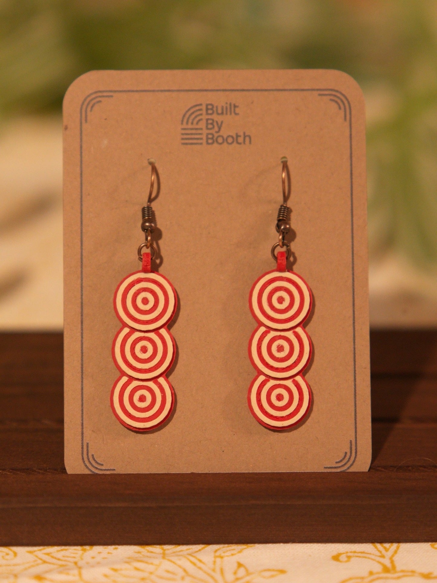 Dangle Earrings - Layered Ripples - Built By Booth