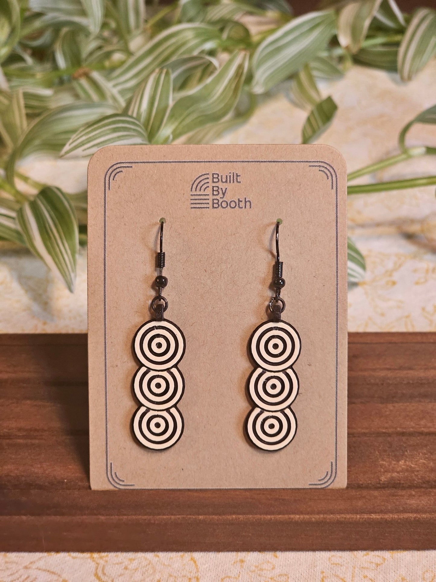 Dangle Earrings - Layered Ripples - Built By Booth