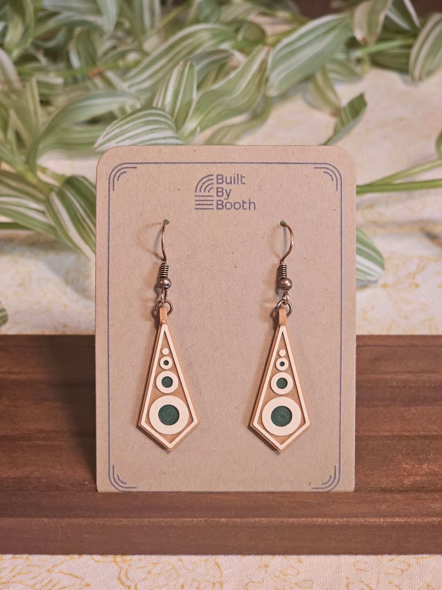 Dangle Earrings - Orbit Drop 3 - Color - Built By Booth