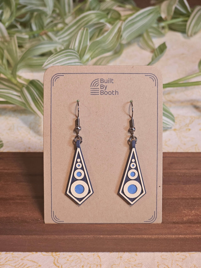 Dangle Earrings - Orbit Drop 3 - Color - Built By Booth