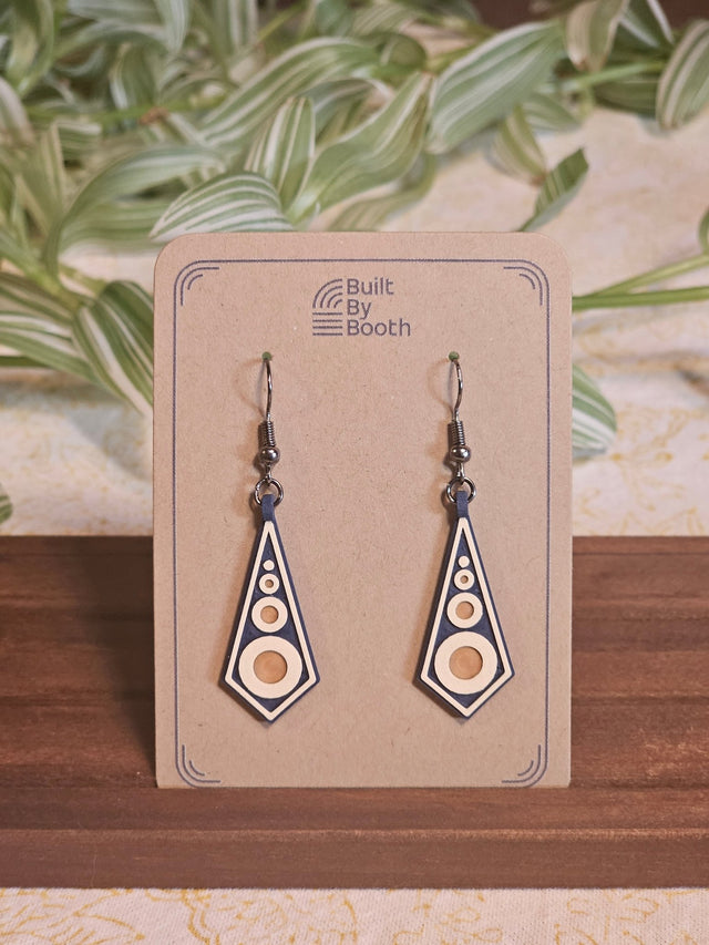 Dangle Earrings - Orbit Drop 3 - Color - Built By Booth