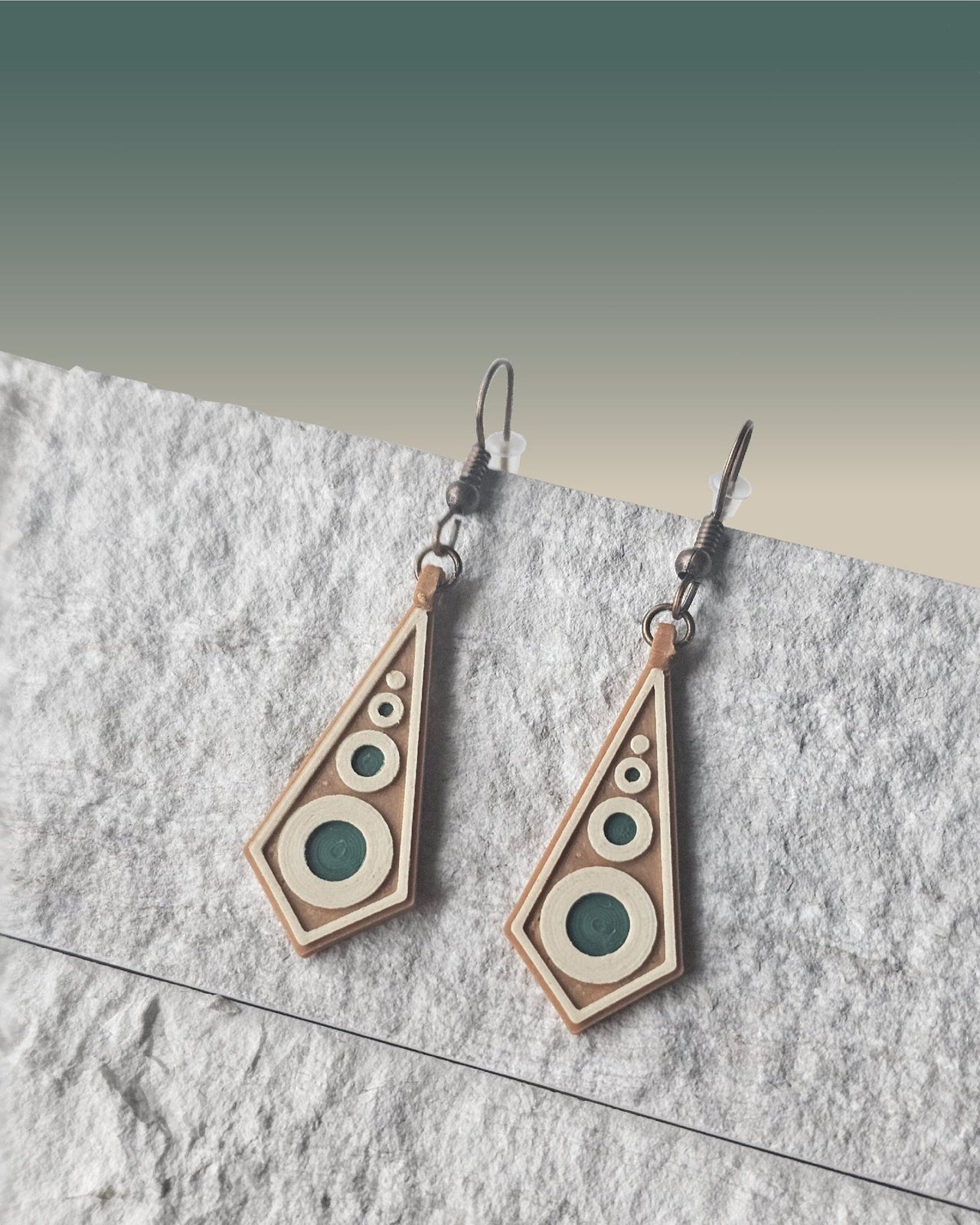 Dangle Earrings - Orbit Drop 3 - Color - Built By Booth