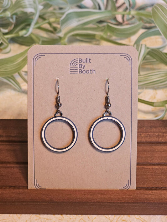 Dangle Earrings - Single Ring - Built By Booth