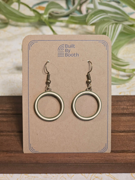 Dangle Earrings - Single Ring - Built By Booth