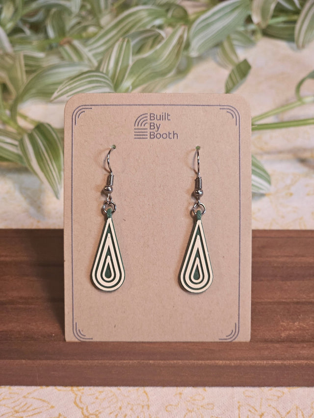Dangle Earrings - Small Droplet - Built By Booth