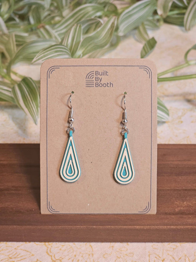 Dangle Earrings - Small Droplet - Built By Booth
