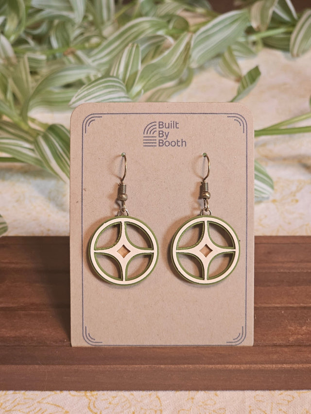 Dangle Earrings - Starburst 3 - Color - Built By Booth