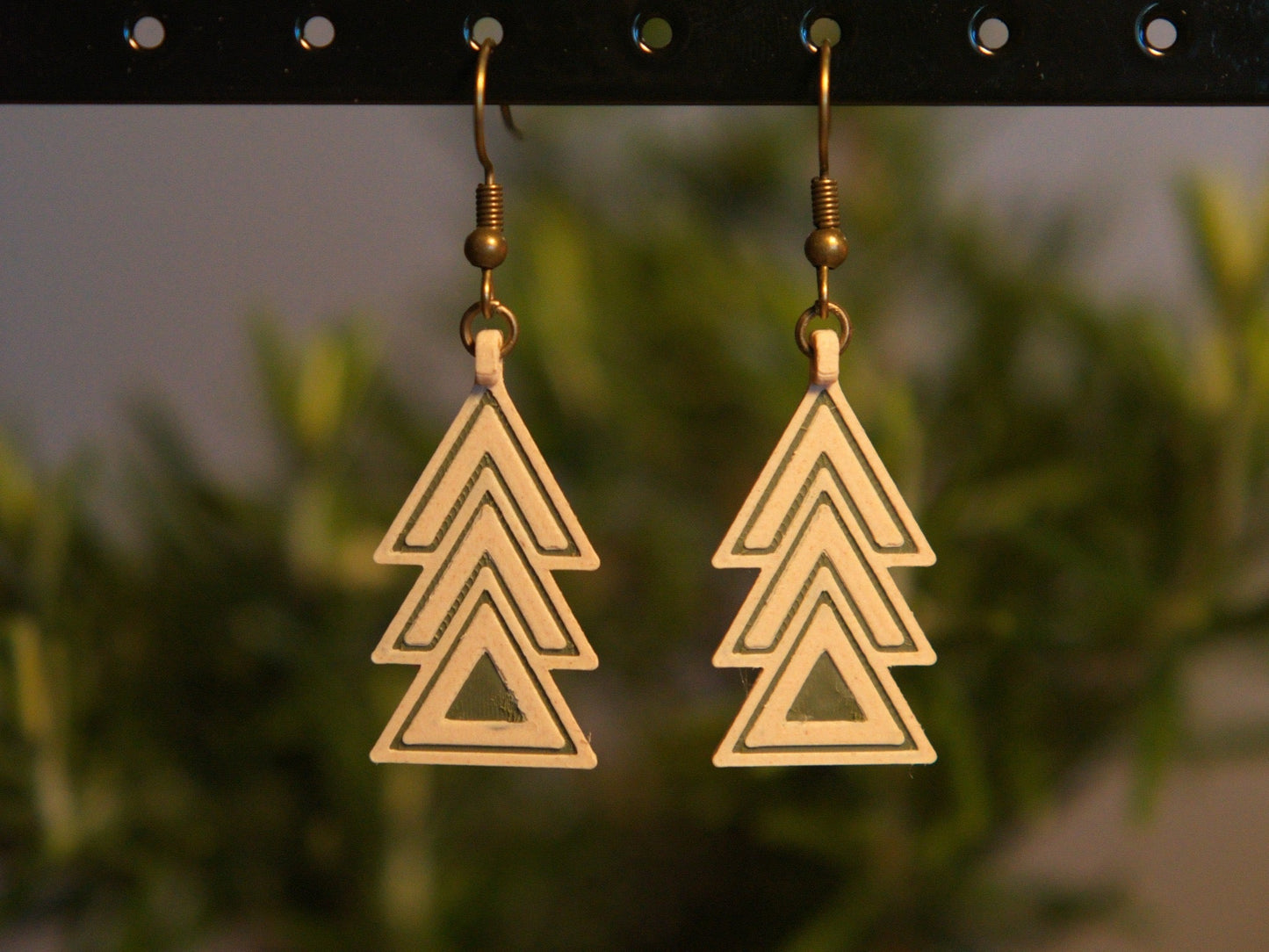 Dangle Earrings - Triangle Arrow Up - Built By Booth