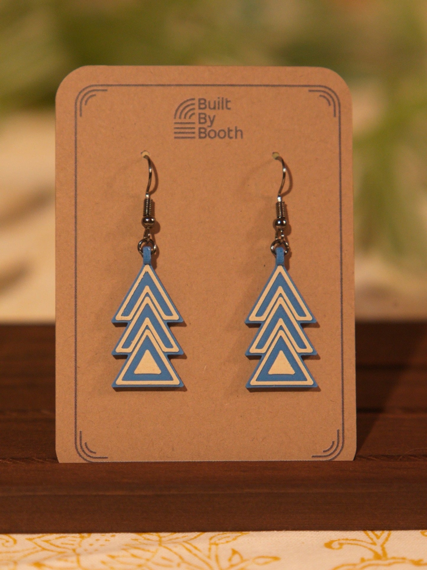 Dangle Earrings - Triangle Arrow Up - Built By Booth