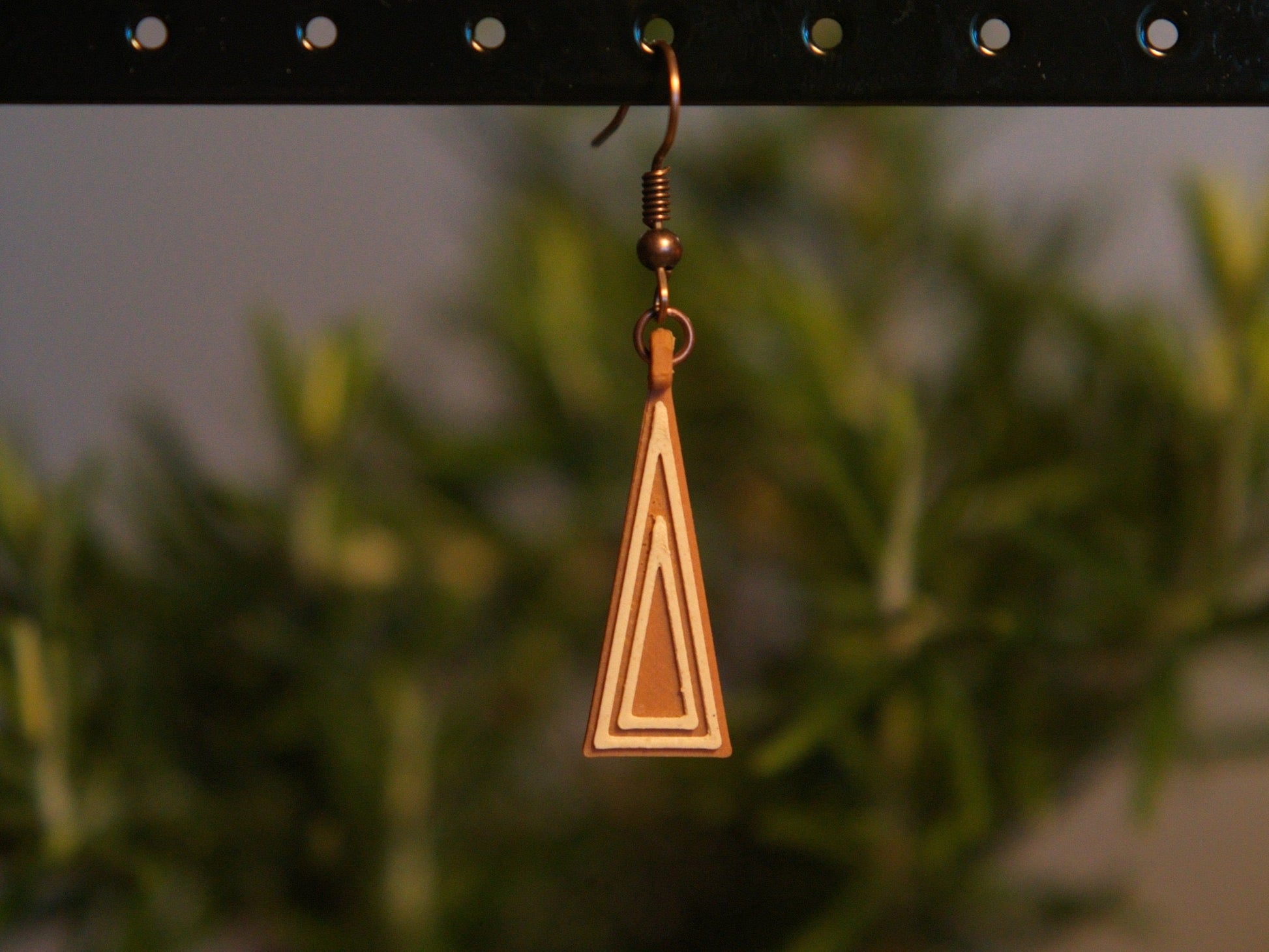 Dangle Earrings - Triangle Drop - Built By Booth
