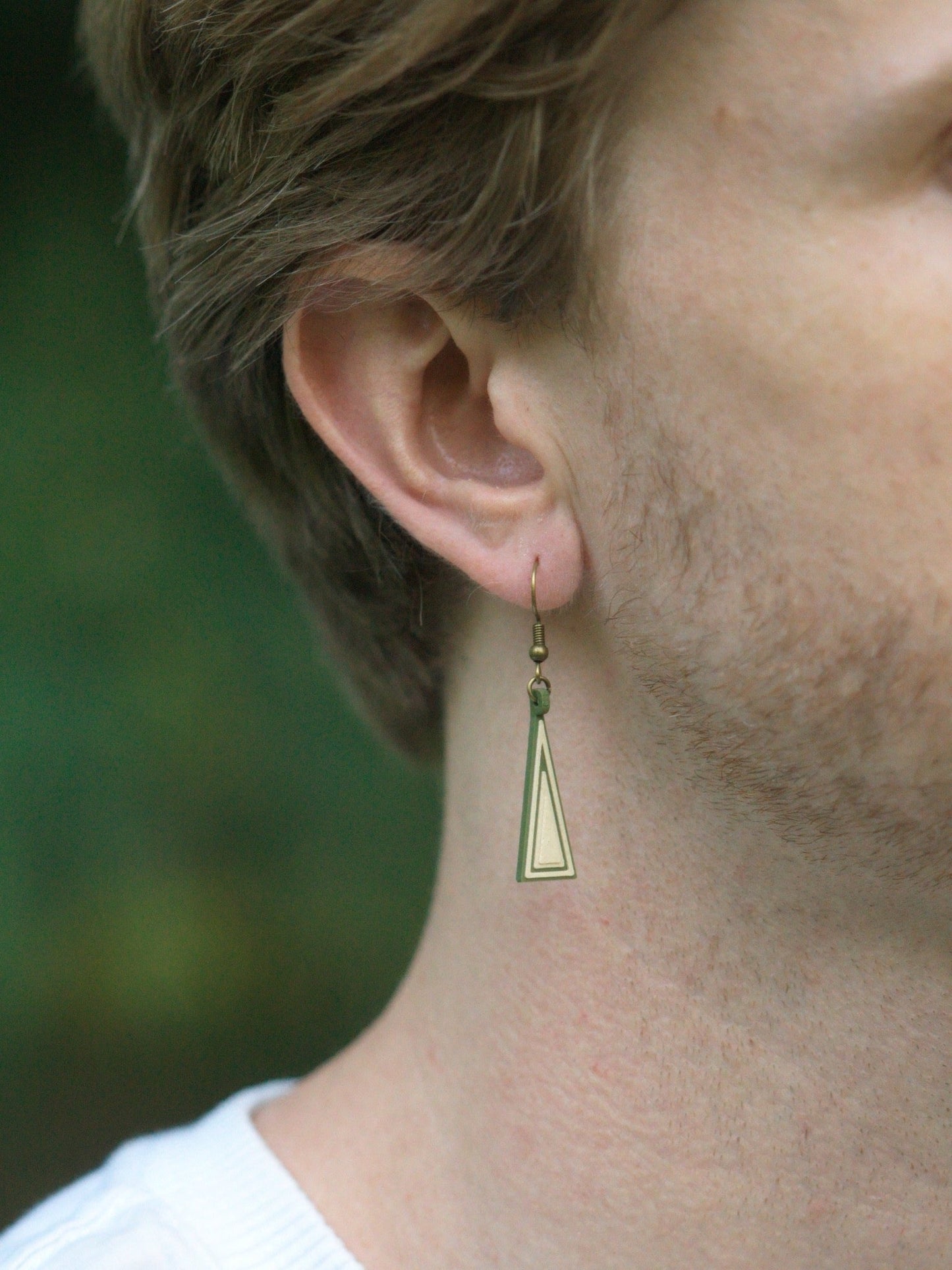 Dangle Earrings - Triangle Drop - Built By Booth